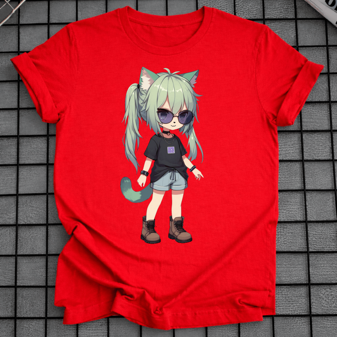 KAWAII KATZENMÄDCHEN T-SHIRT