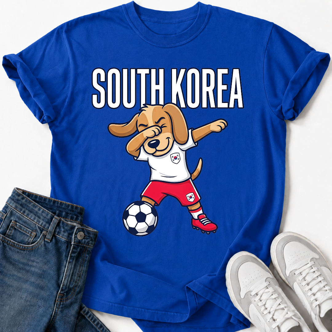 SOUTH KOREA DABBING DOG T-SHIRT