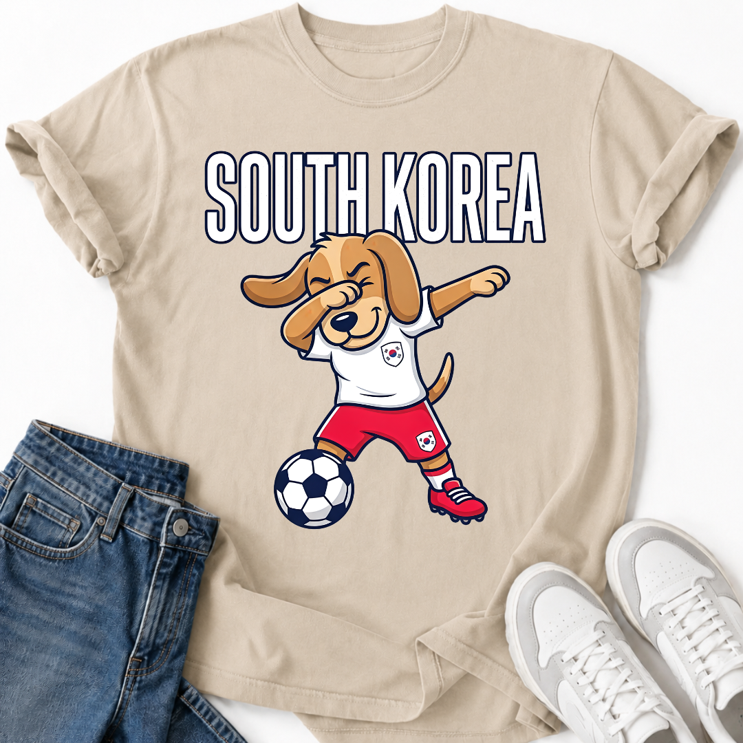 SOUTH KOREA DABBING DOG T-SHIRT