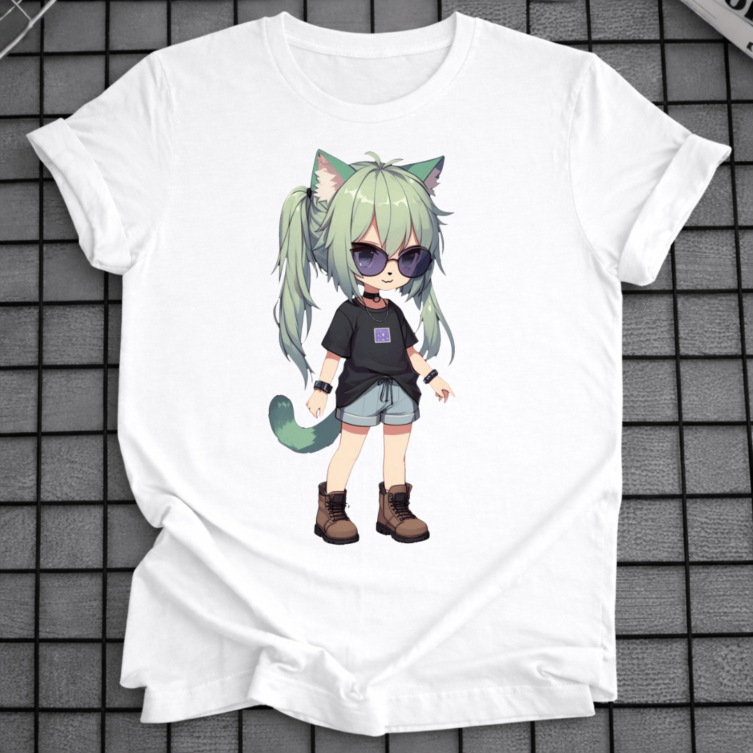 KAWAII KATZENMÄDCHEN T-SHIRT