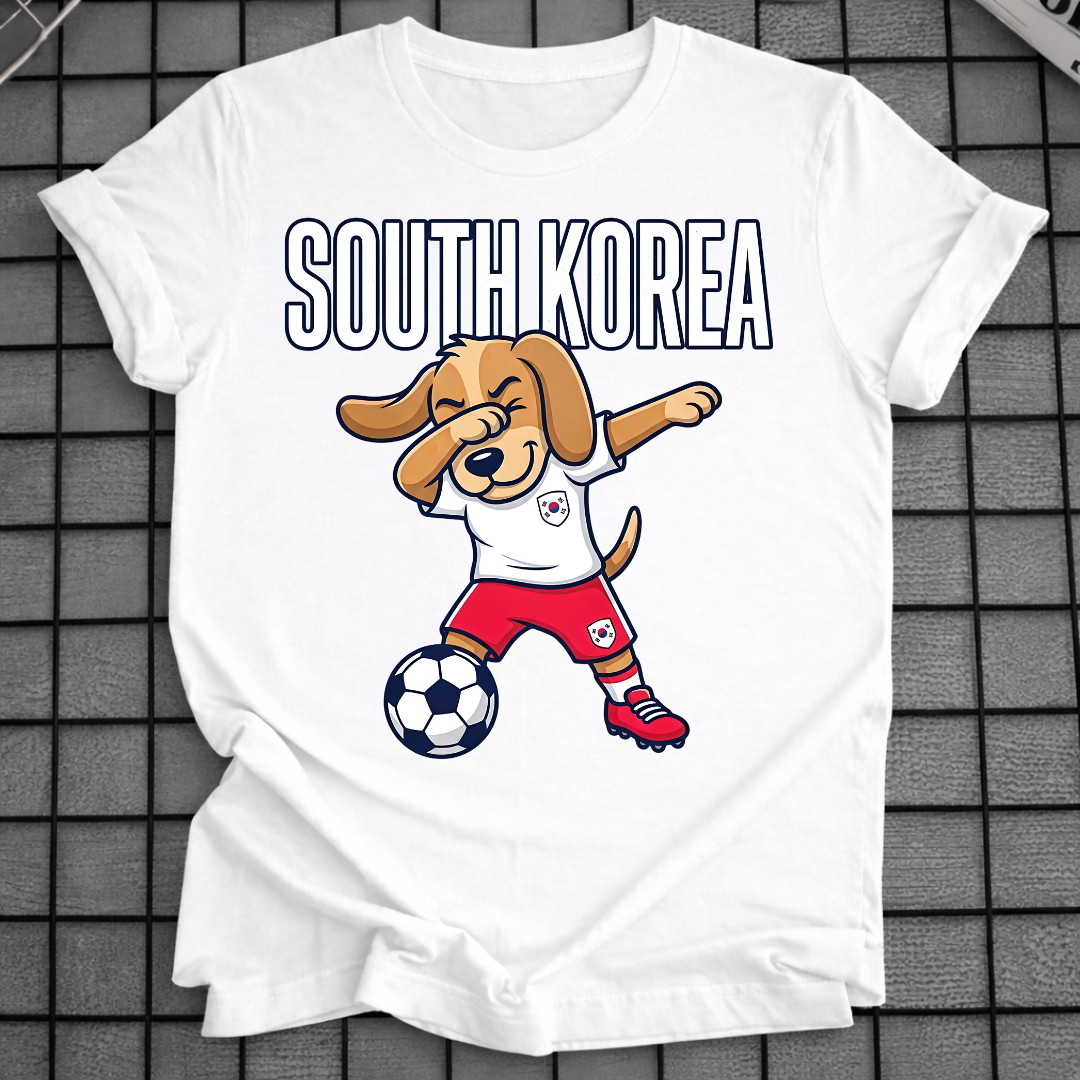 SOUTH KOREA DABBING DOG T-SHIRT
