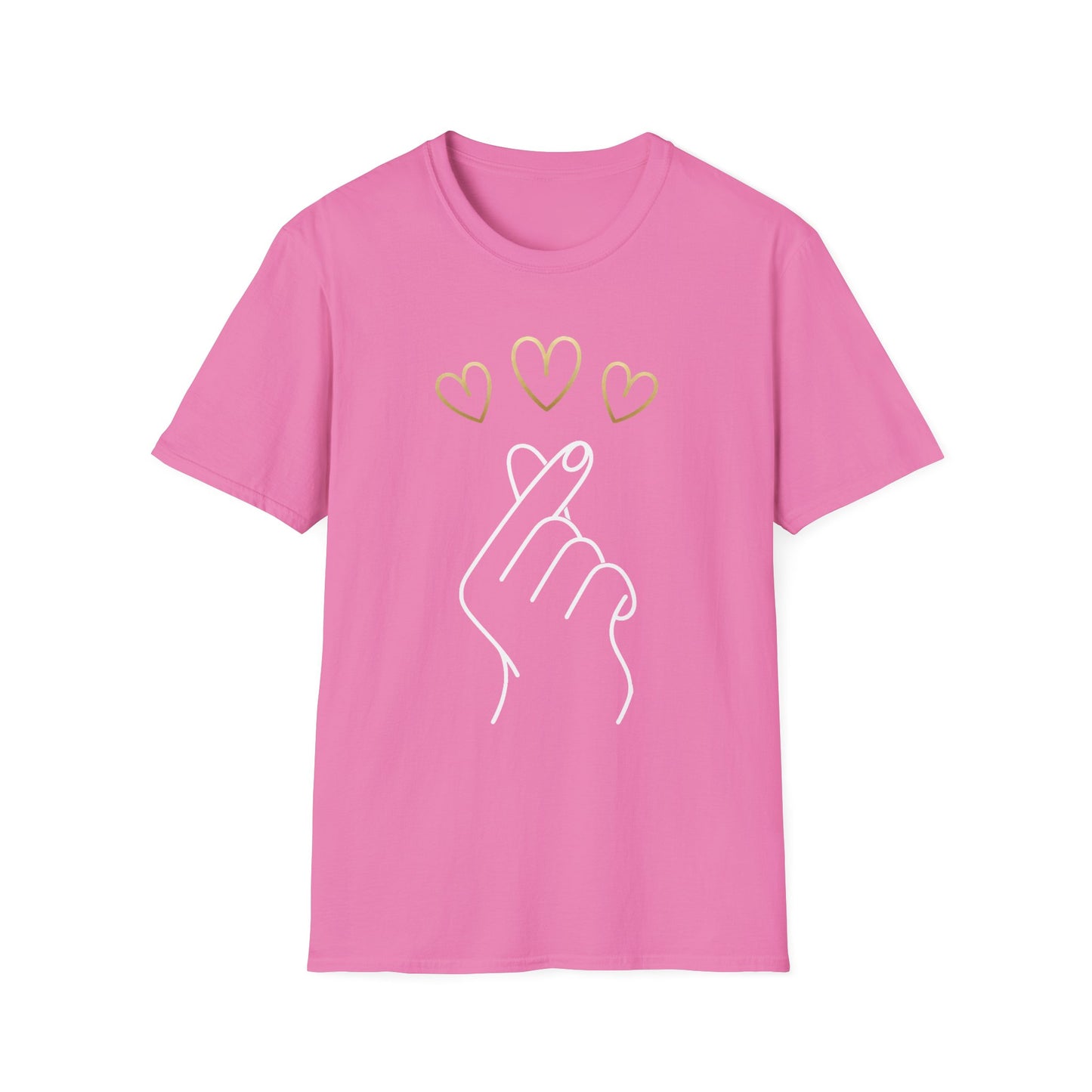 Heartfelt Gesture Unisex Softstyle T-Shirt - Cute Love Design