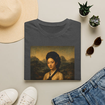 Portrait Tee — Vintage Asian Woman Oil Painting Graphic T-Shirt