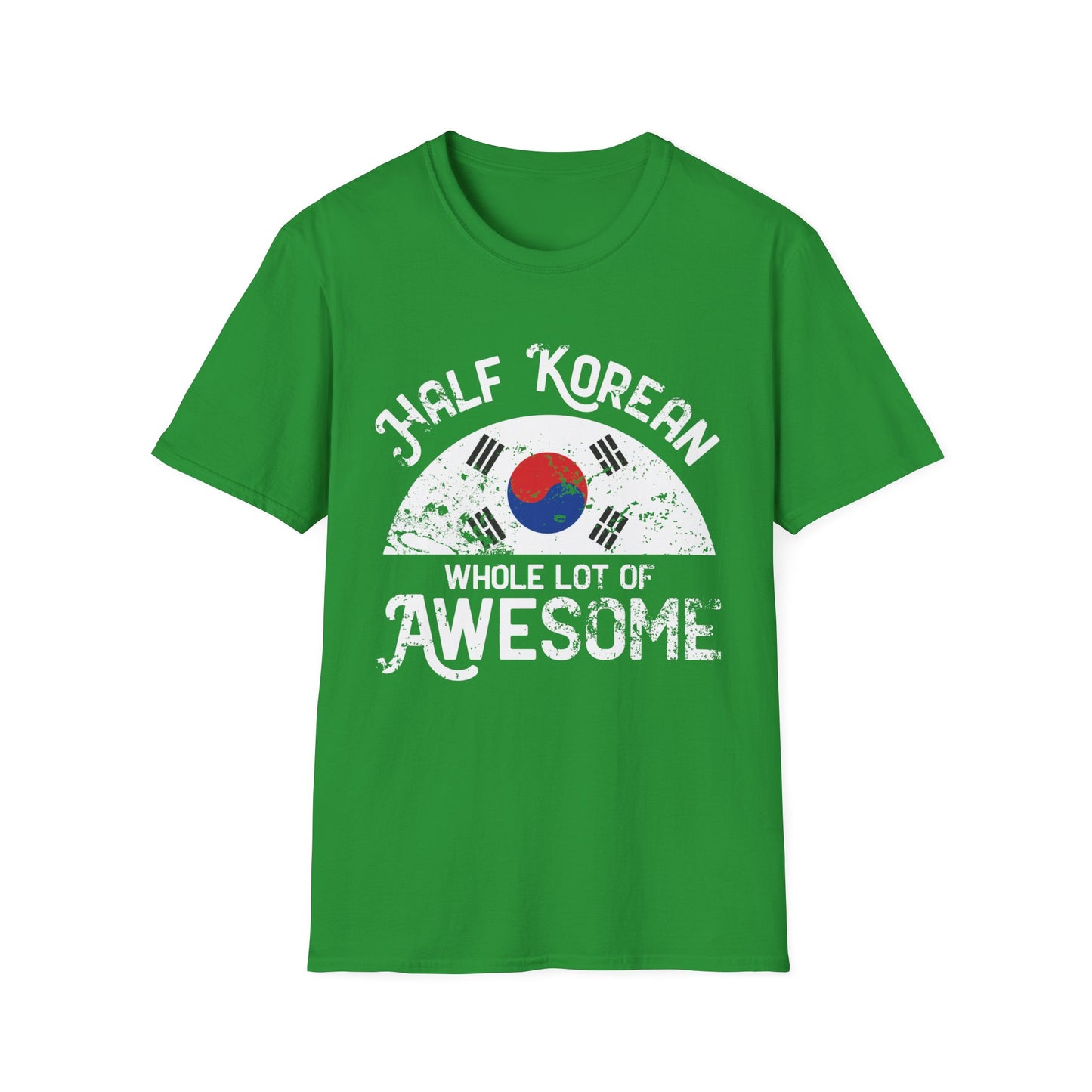 Half Korean T-Shirt — "Whole Lot of Awesome" Korean Flag Tee