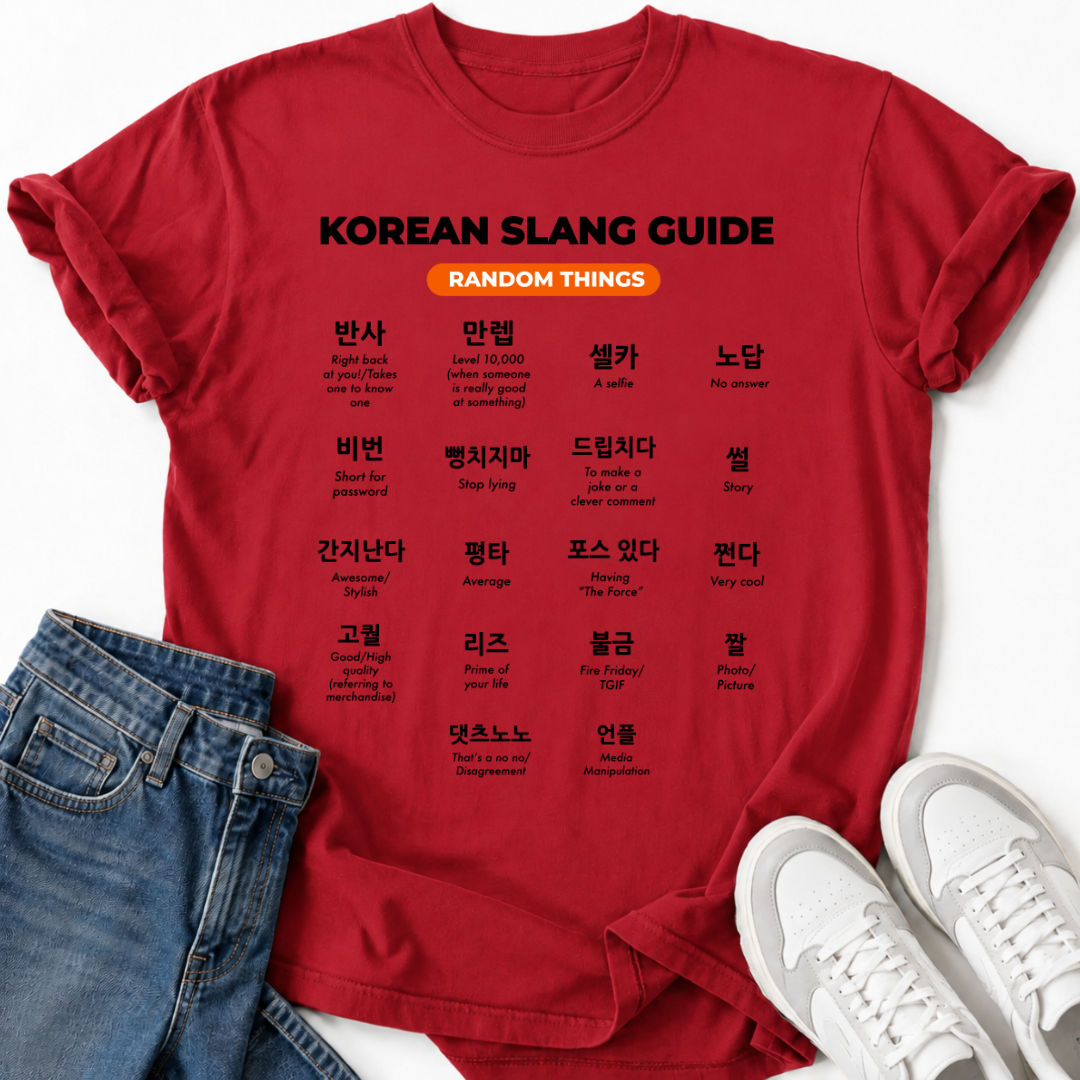 HANGUL RANDOM THINGS T-SHIRT