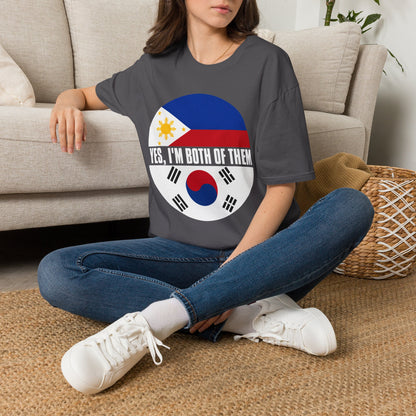 T-Shirt — Yes, I'm Both of Them (Philippines & South Korea)