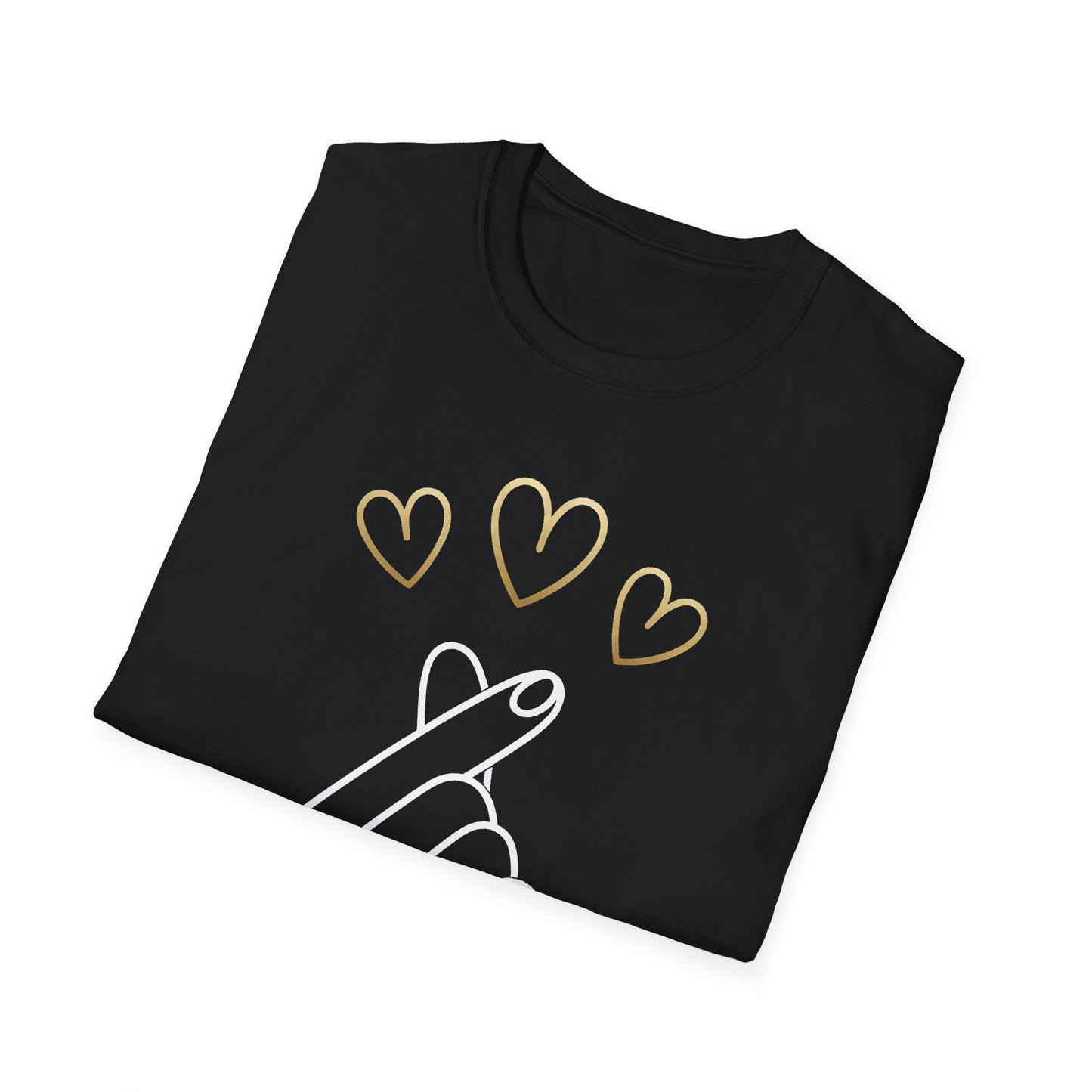 Heartfelt Gesture Unisex Softstyle T-Shirt - Cute Love Design