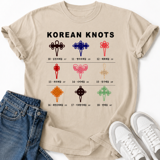 TRADITIONAL KOREAN KNOTS T-SHIRT