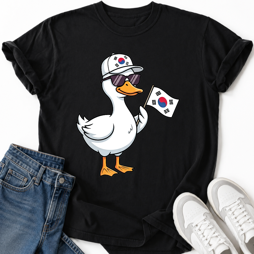 GOOSE KOREAN FLAG T-SHIRT
