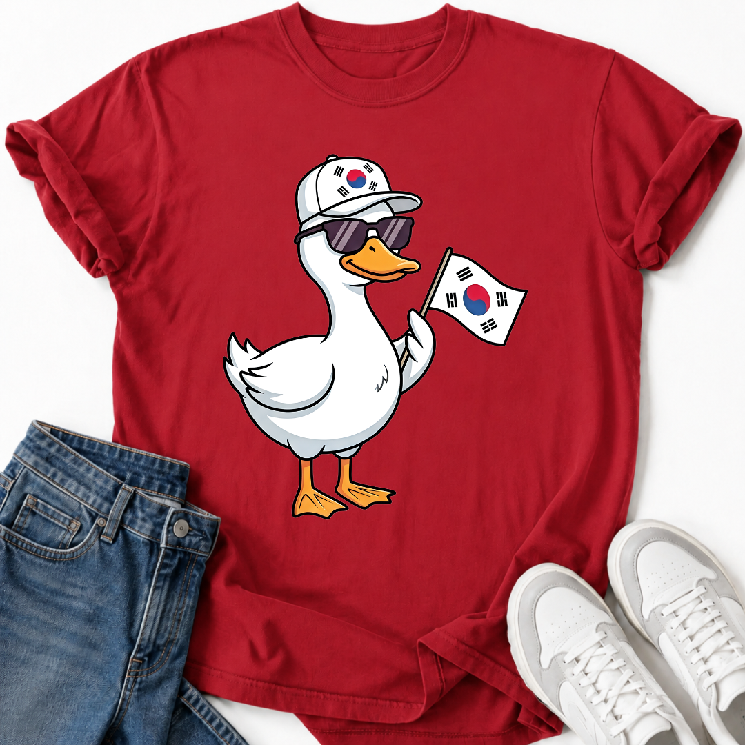 GOOSE KOREAN FLAG T-SHIRT