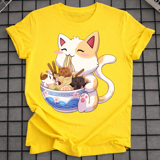 CAT RAMEN BOWL T-SHIRT