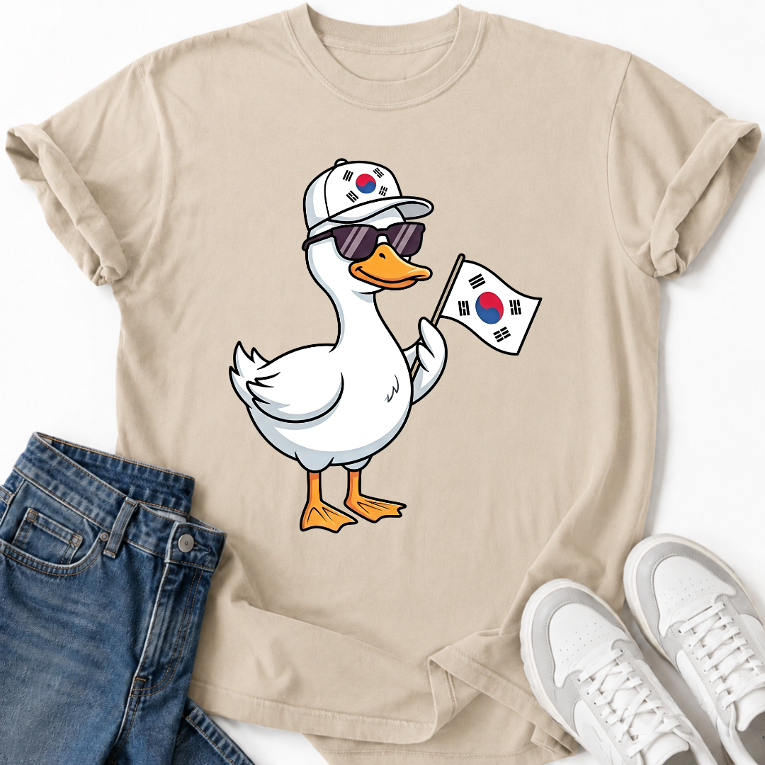 GOOSE KOREAN FLAG T-SHIRT