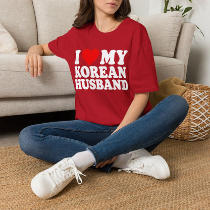 I LOVE MY KOREAN HUSBAND T-SHIRT