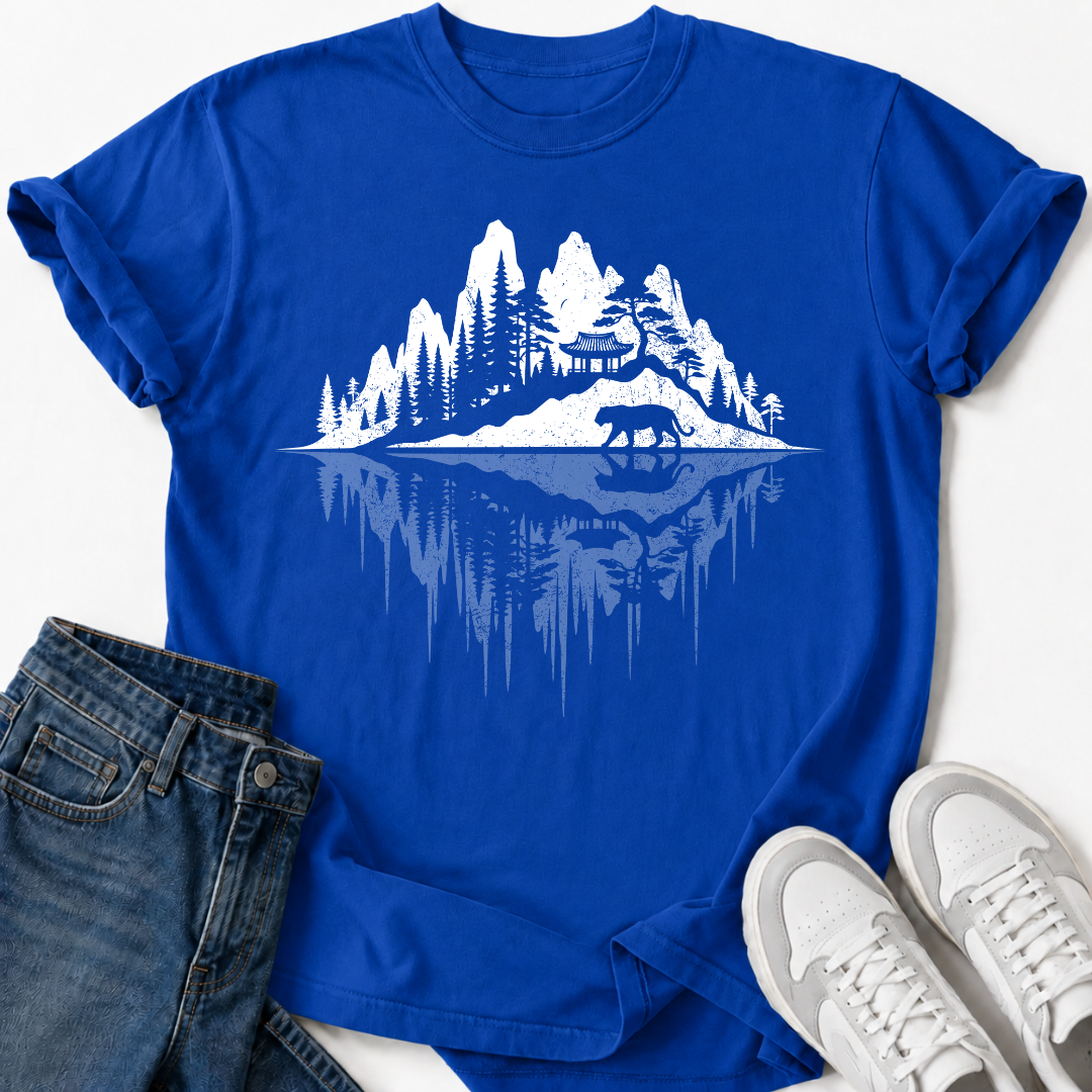 KOREAN TEMPLE REFLECTION T-SHIRT
