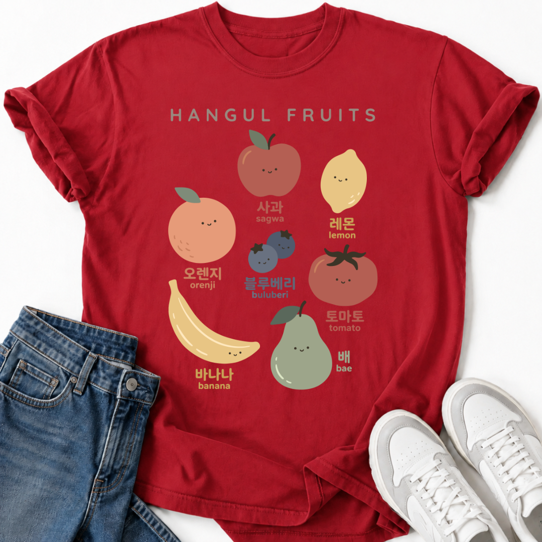 HANGUL FRUITS T-SHIRT