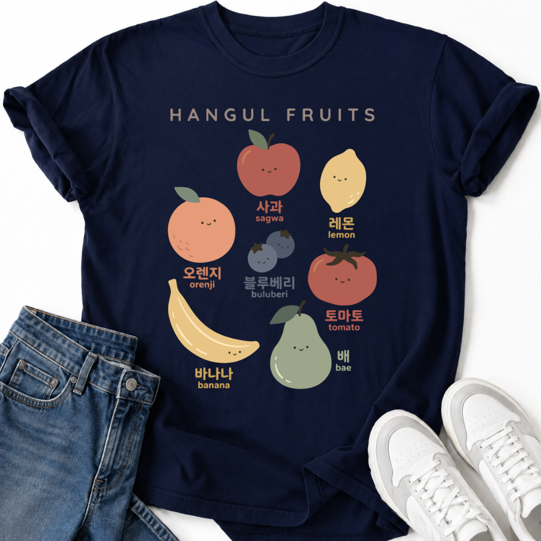 HANGUL FRUITS T-SHIRT
