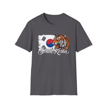 South Korea Tiger T-Shirt — Korean Flag Graphic Tee