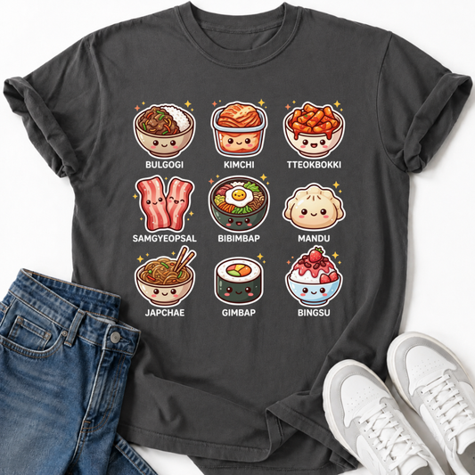 TRADITIONAL KOREAN FOOD T-SHIRT
