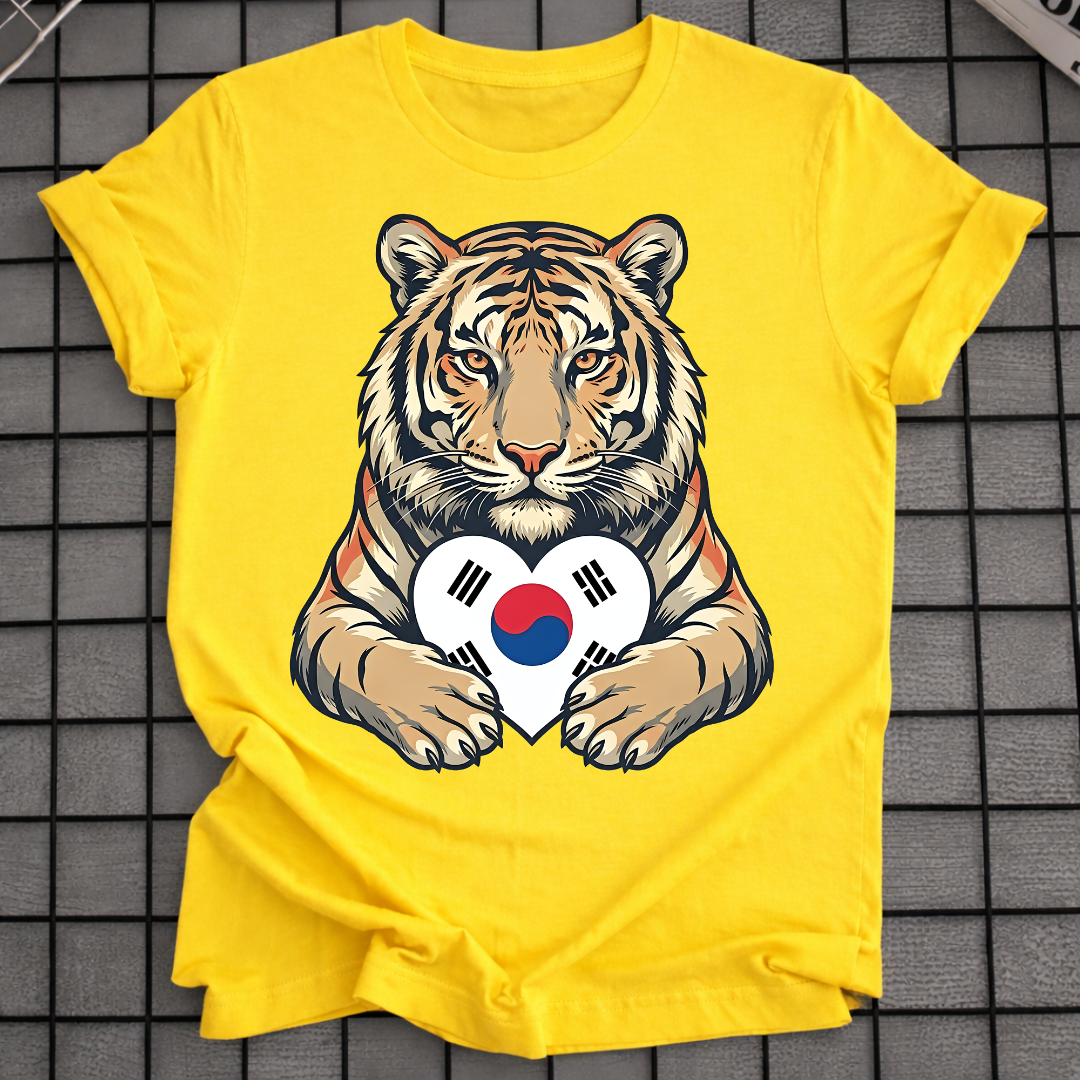 TIGER SOUTH KOREA HEART T-SHIRT
