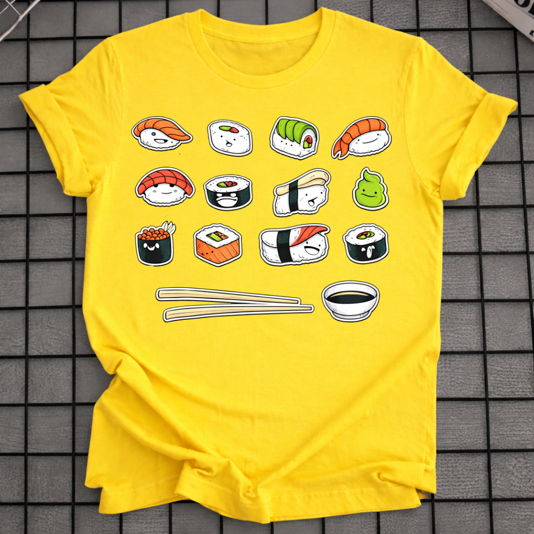 CARTOON SUSHI T-SHIRT