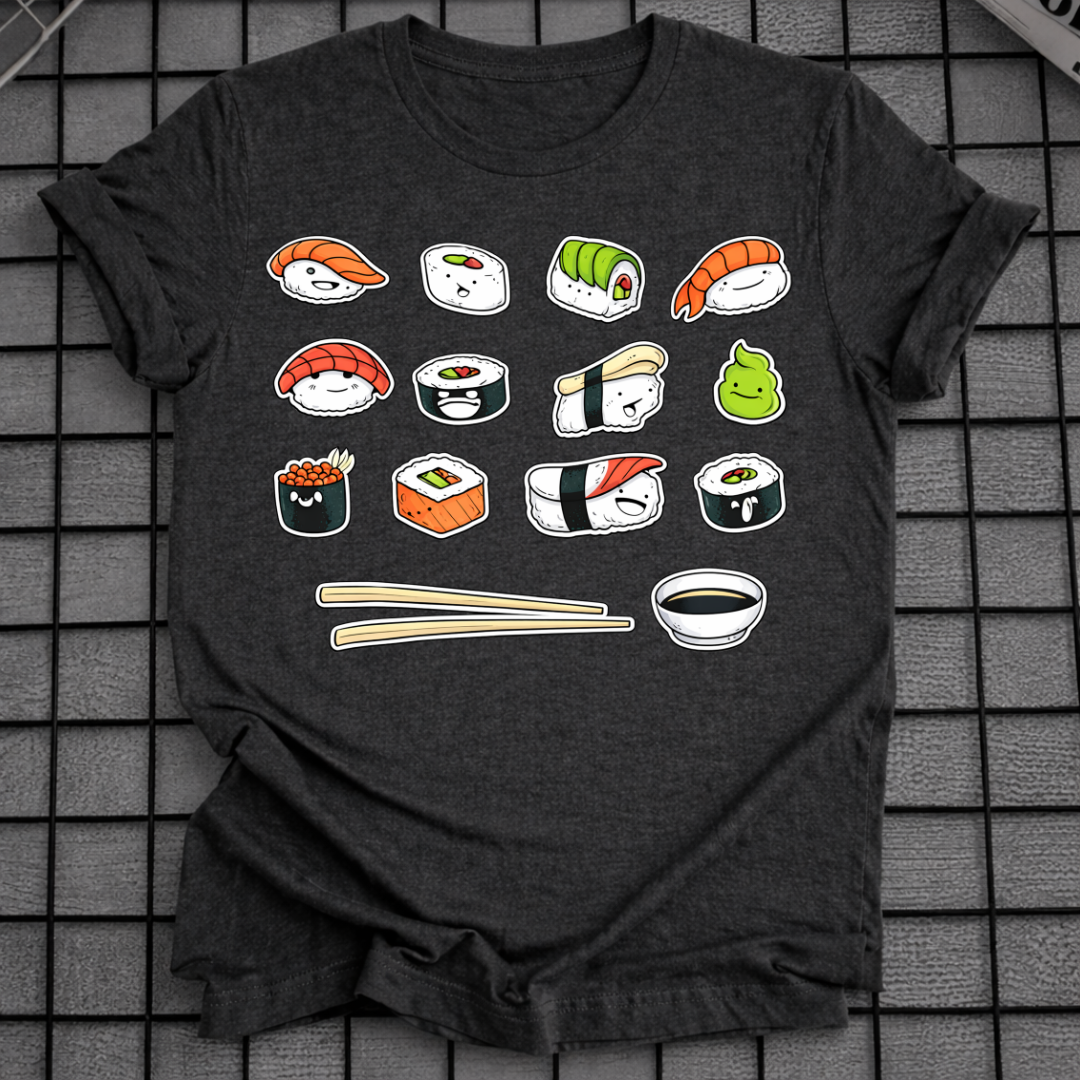 CARTOON SUSHI T-SHIRT