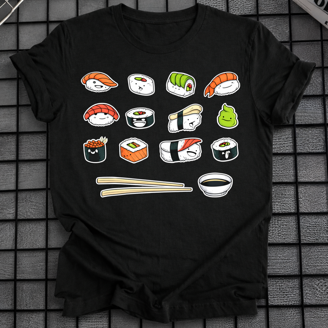 CARTOON SUSHI T-SHIRT