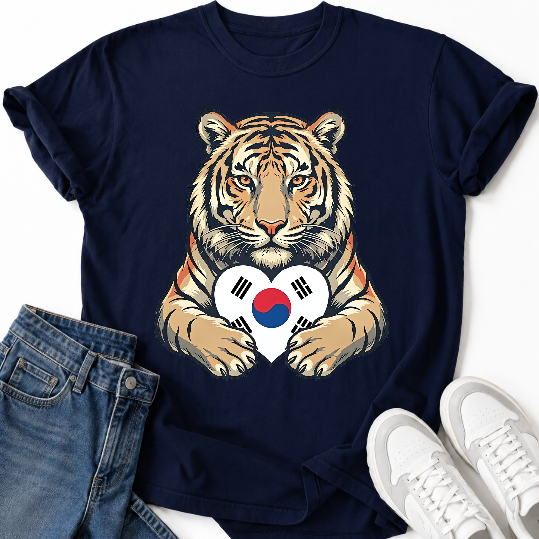 TIGER SOUTH KOREA HEART T-SHIRT