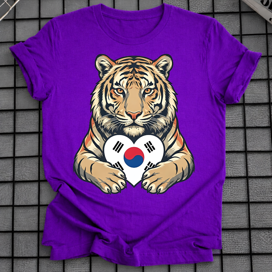 TIGER SOUTH KOREA HEART T-SHIRT