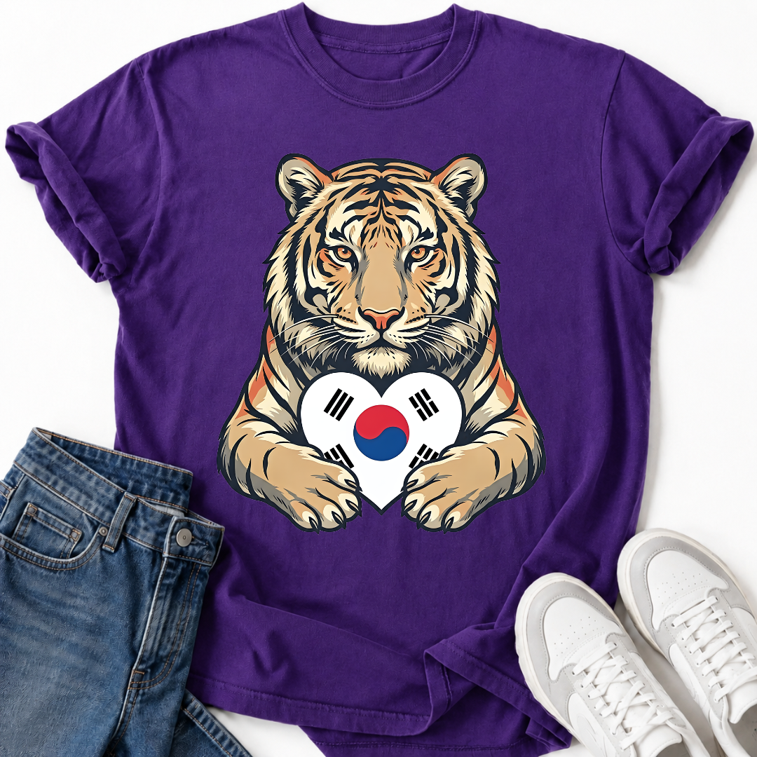 TIGER SOUTH KOREA HEART T-SHIRT