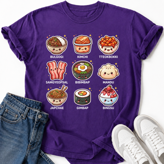 TRADITIONAL KOREAN FOOD T-SHIRT
