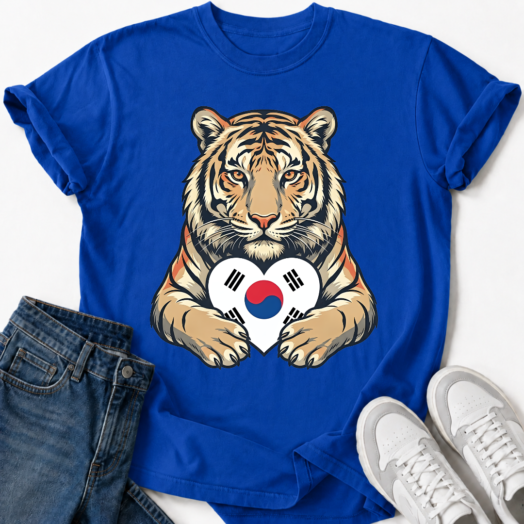 TIGER SOUTH KOREA HEART T-SHIRT