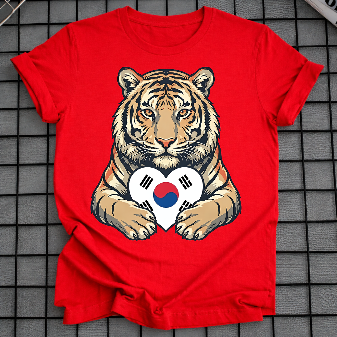 TIGER SOUTH KOREA HEART T-SHIRT