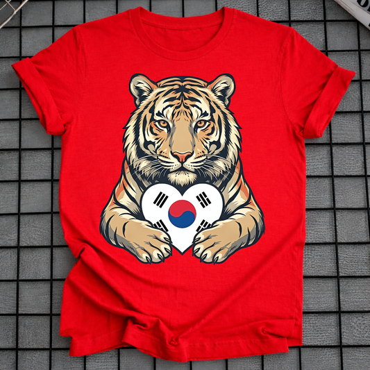 TIGER SOUTH KOREA HEART T-SHIRT