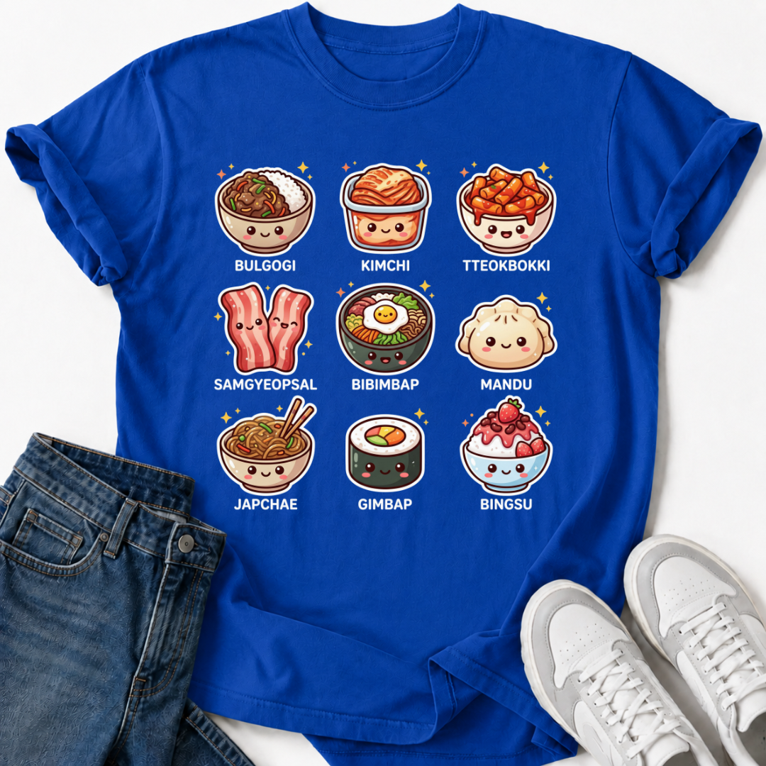 TRADITIONAL KOREAN FOOD T-SHIRT