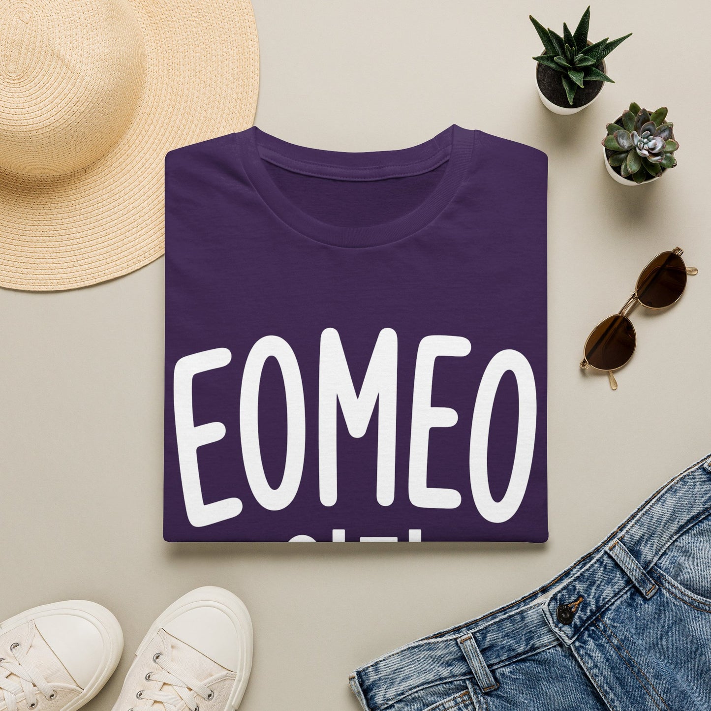 EOMEO 어머 Graphic T-Shirt — Korean Phrase Casual Tee