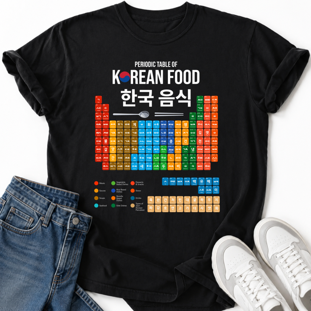 KOREAN FOOD CHEMISTRY T-SHIRT