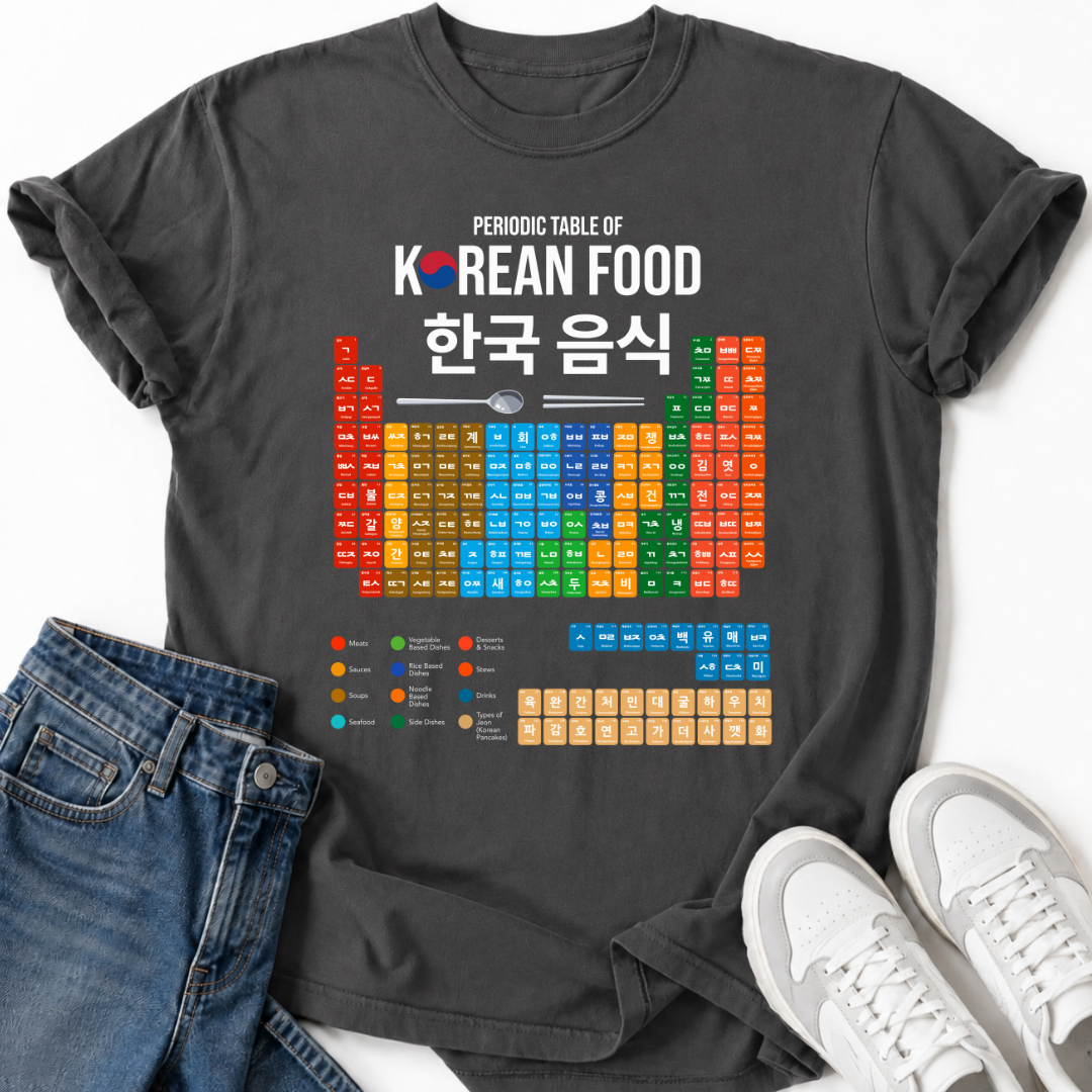 KOREAN FOOD CHEMISTRY T-SHIRT