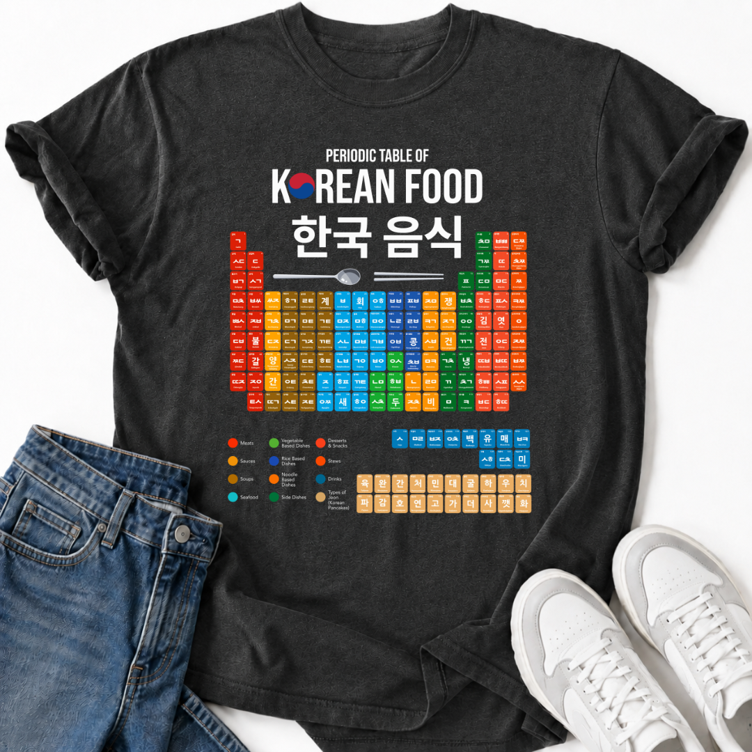 KOREAN FOOD CHEMISTRY T-SHIRT