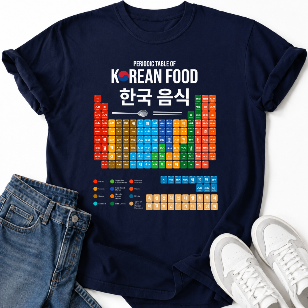 KOREAN FOOD CHEMISTRY T-SHIRT
