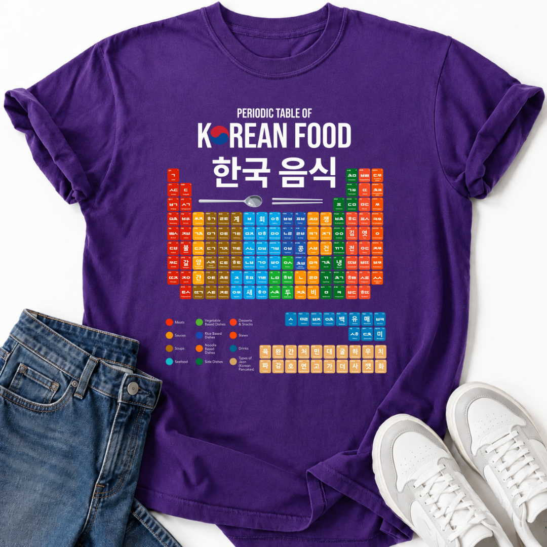 KOREAN FOOD CHEMISTRY T-SHIRT