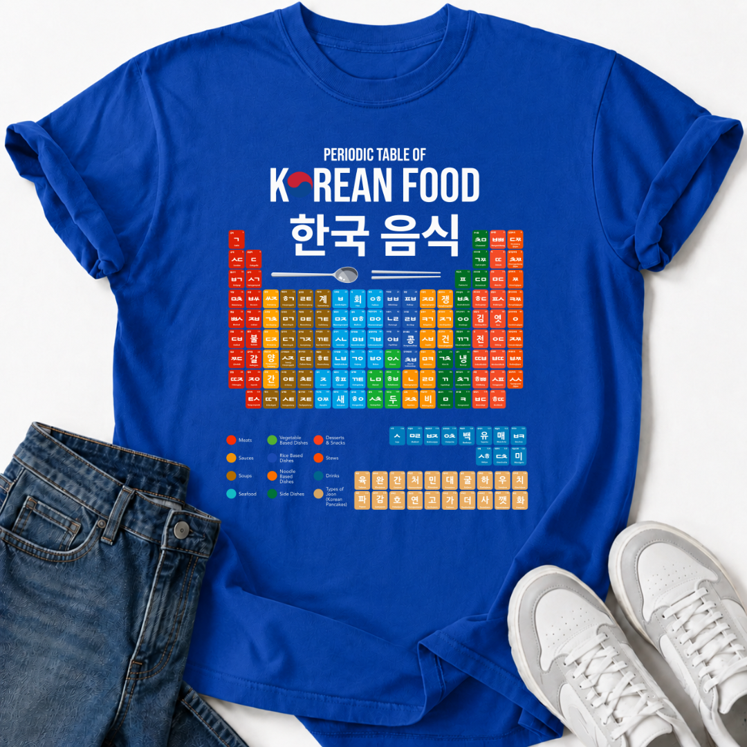 KOREAN FOOD CHEMISTRY T-SHIRT