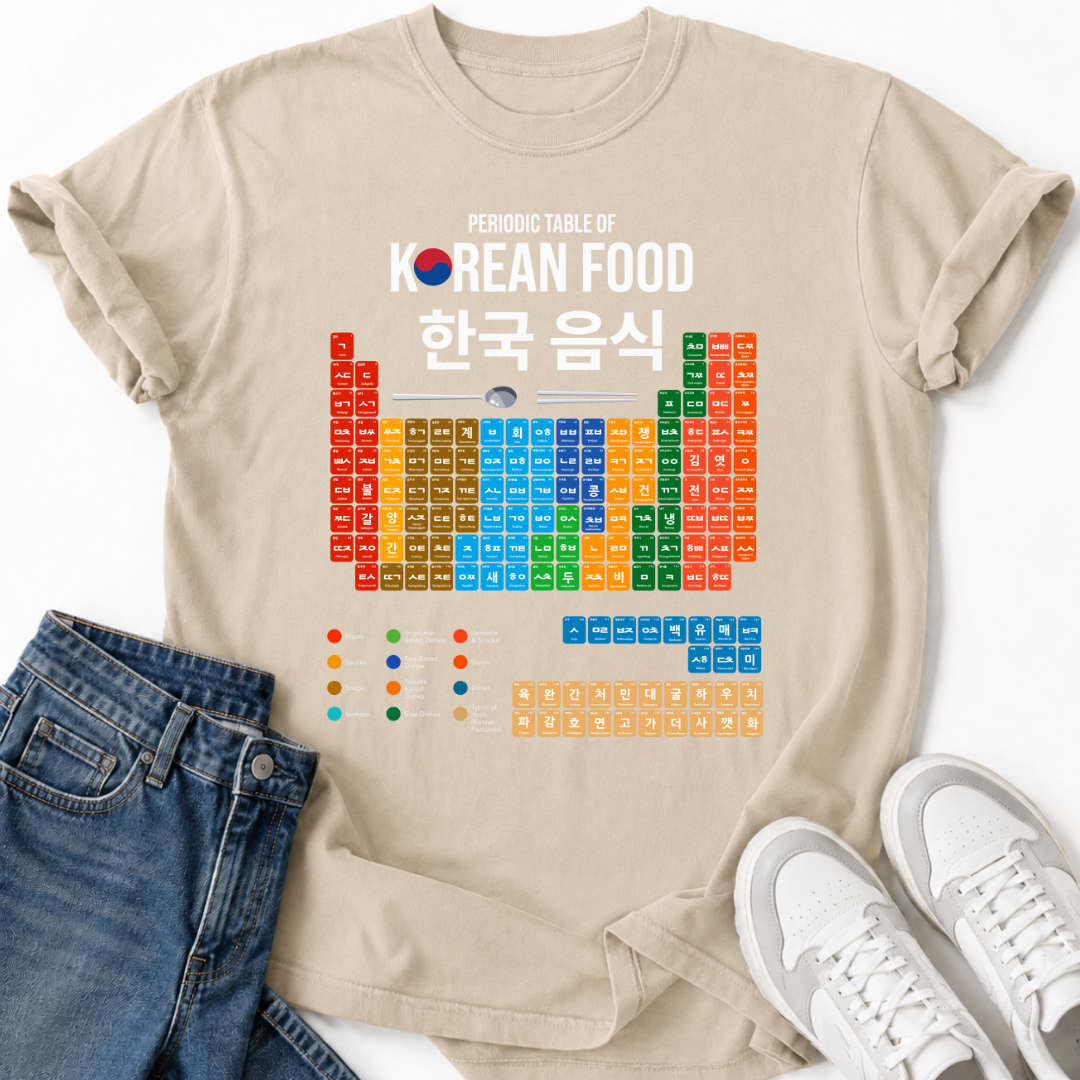 KOREAN FOOD CHEMISTRY T-SHIRT