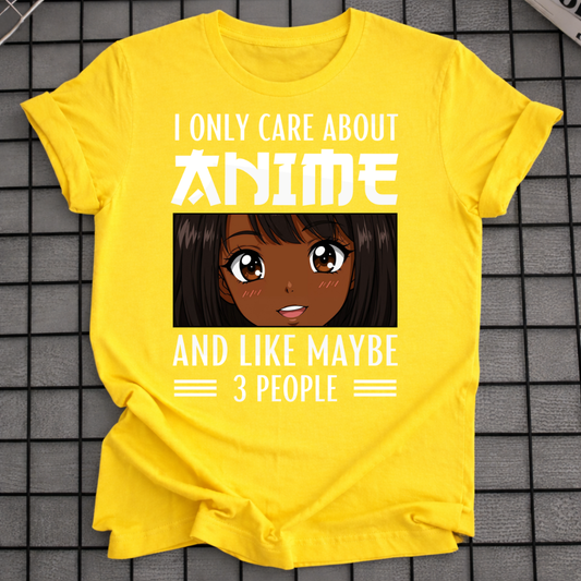 CARE ABOUT ANIME T-SHIRT