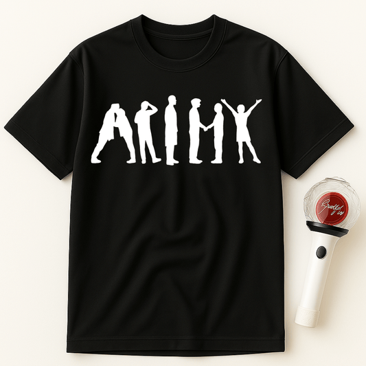 K-POP SILHOUETTE POSE UNISEX T-SHIRT