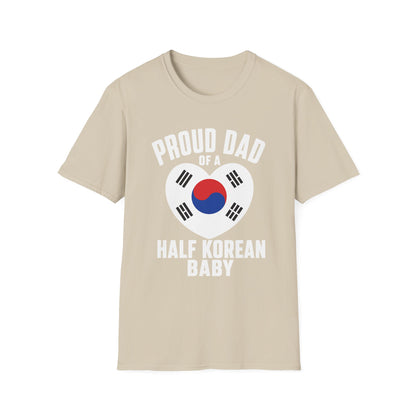 Proud Dad of a Half Korean Baby T-Shirt