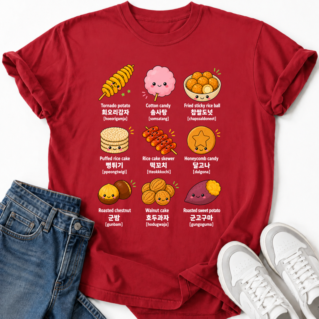 KOREAN STREET SNACKS T-SHIRT