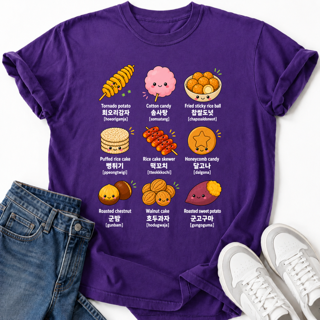 KOREAN STREET SNACKS T-SHIRT