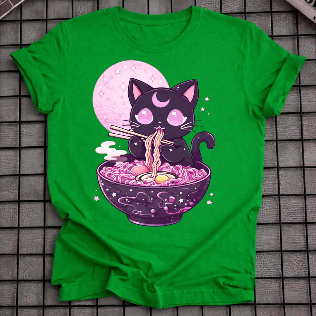 PASTEL GOTH KATZEN RAMEN T-SHIRT