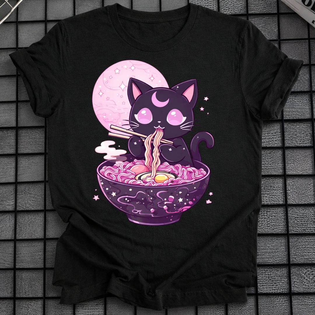 PASTEL GOTH KATZEN RAMEN T-SHIRT
