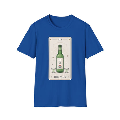 Soju Tarot T-Shirt — Illustrated Bottle 'The Soju' Graphic Tee